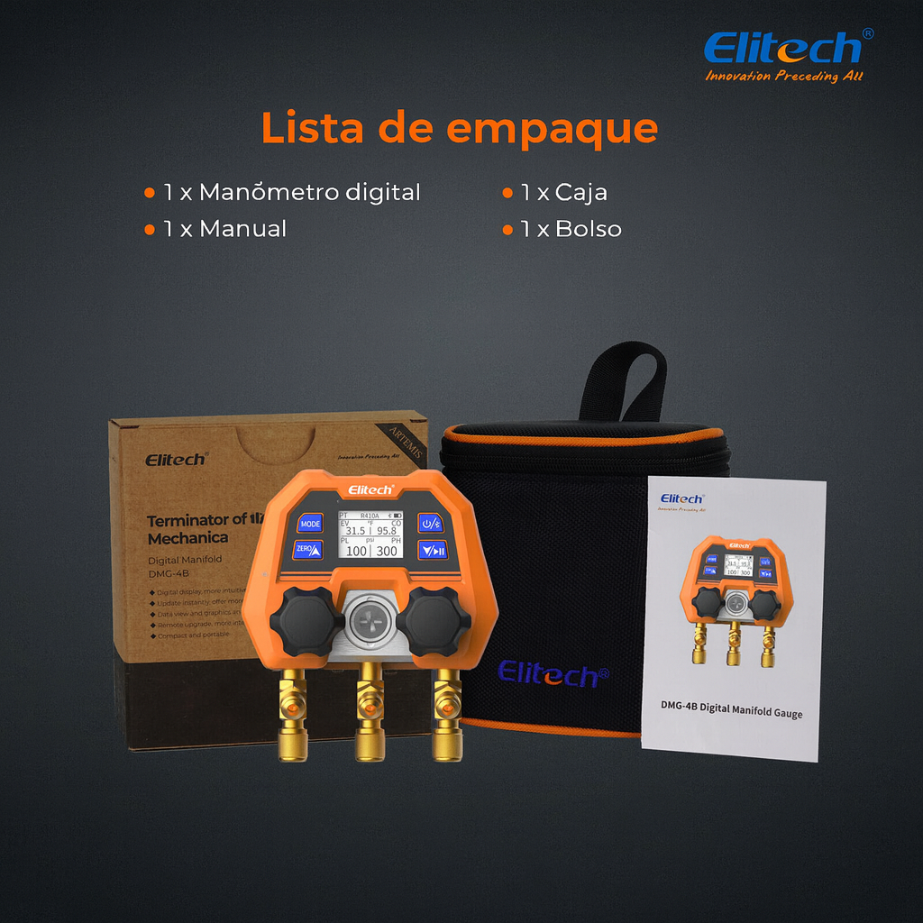 Manómetro digital Elitech