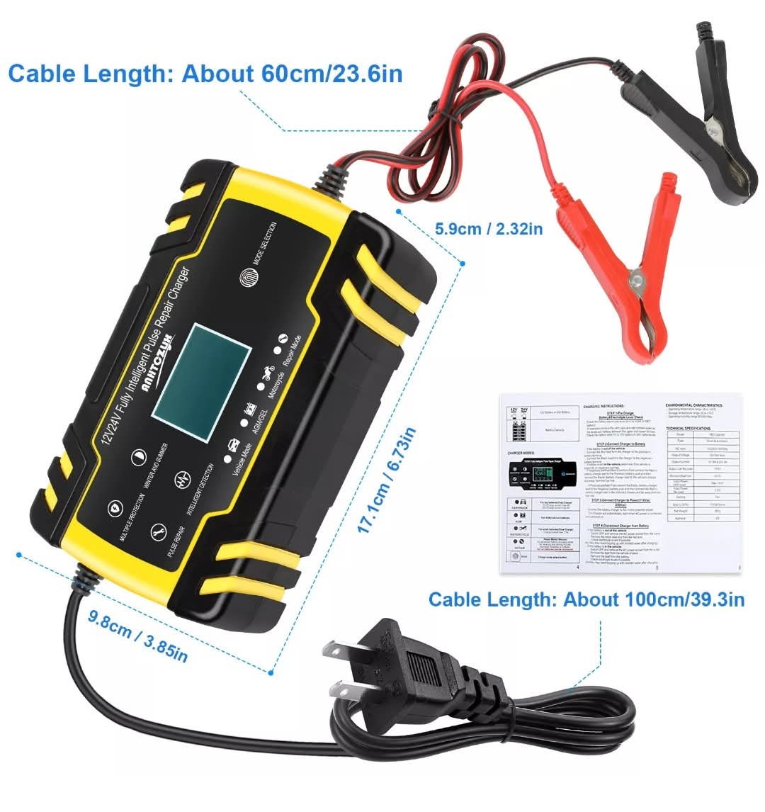 Cargador de batería inteligente