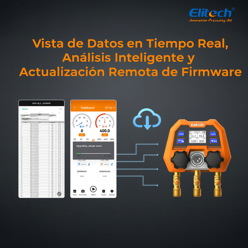 Manómetro digital Elitech