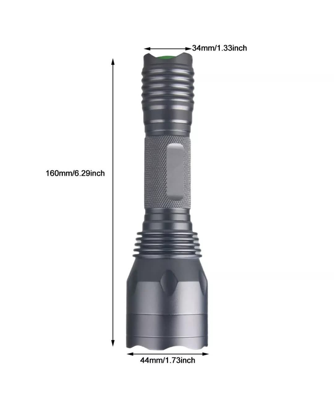 Lámpara de rayos UV 365nm con 3LEDs, recargable.