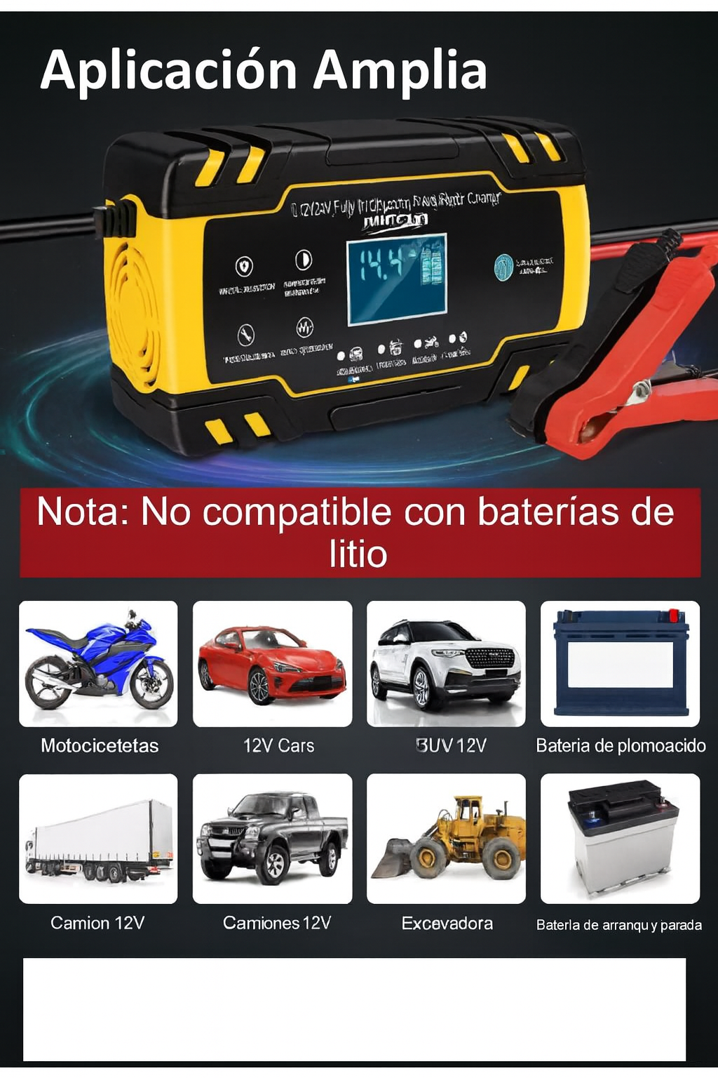 Cargador de batería inteligente