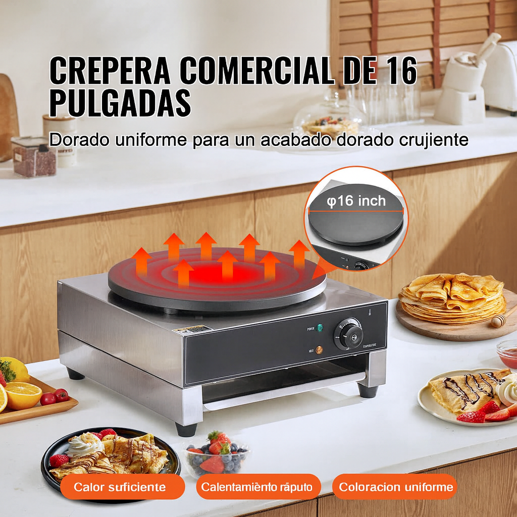 Máquina para hacer crepas, 110 V