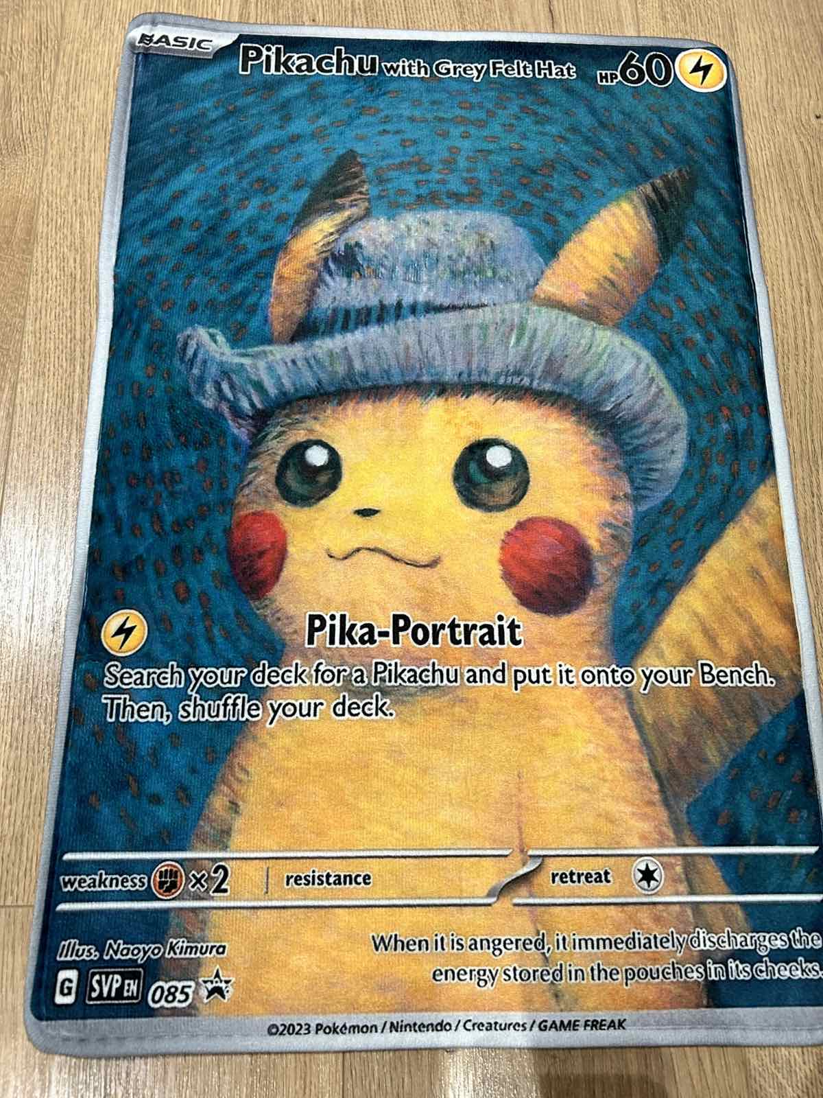 Pikachu with Grey Felt Hat (SVP 085)