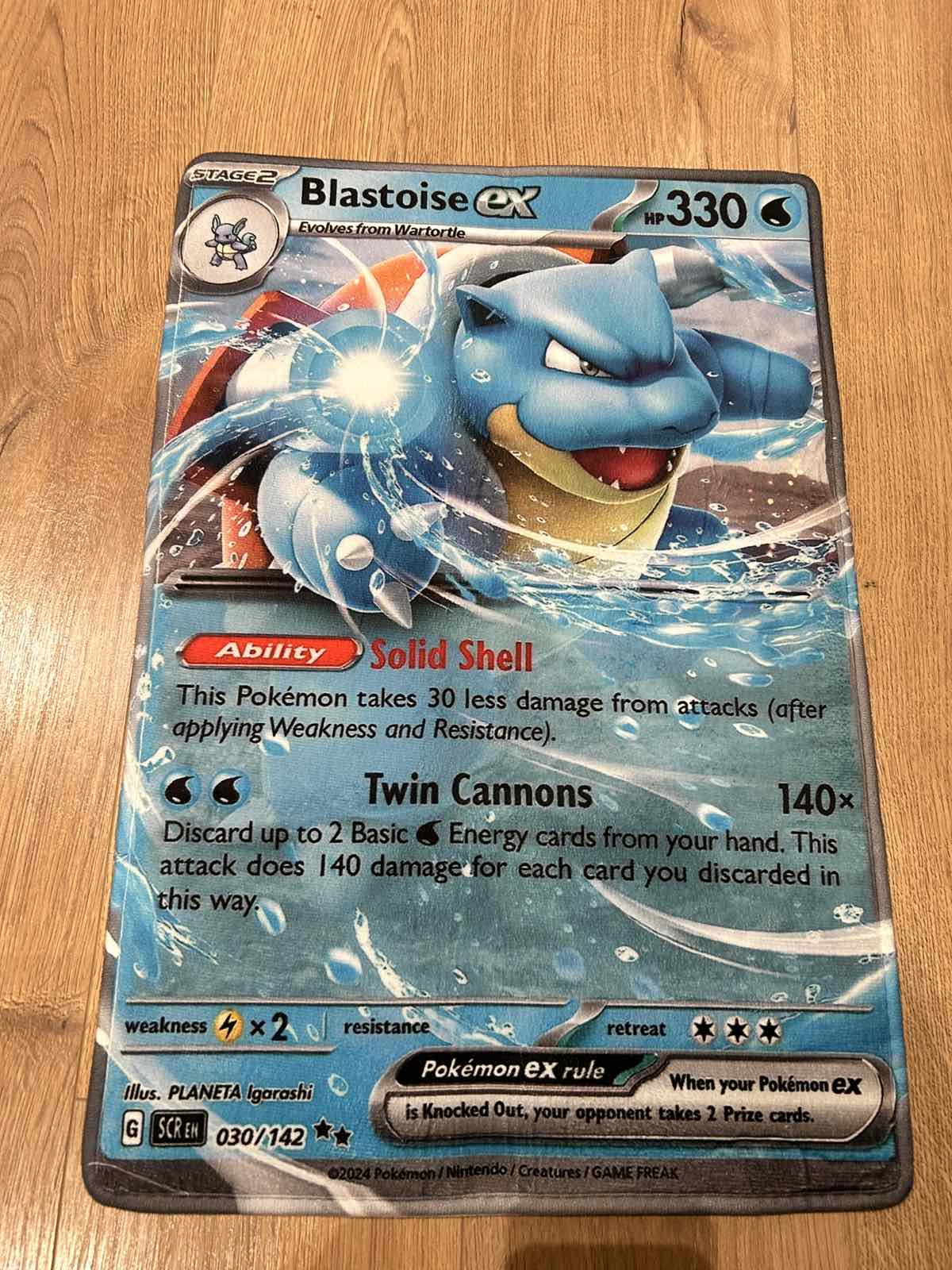 Blastoise ex (SCR 030)