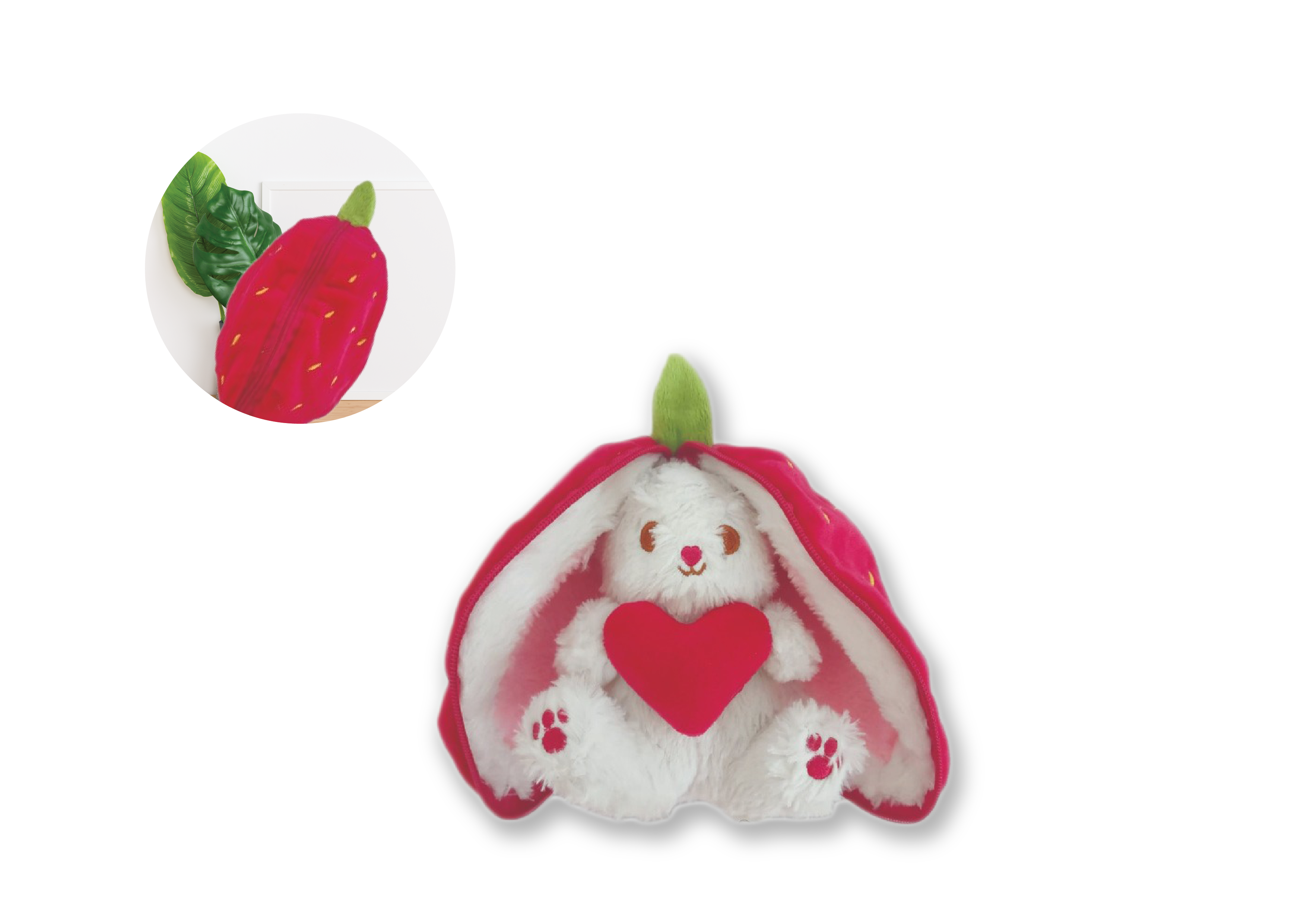 Strawberry Bunny Toy 
