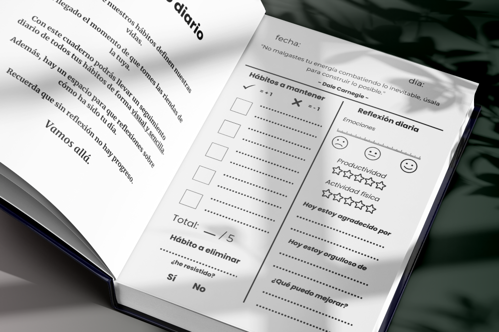 Cuaderno digital "Así es cómo cambié mis hábitos"