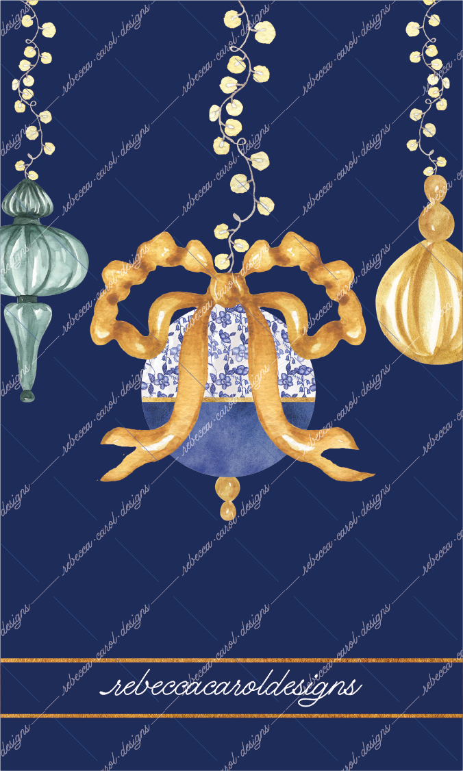 Christmas Gift Tag-The Nutcracker Light Blue