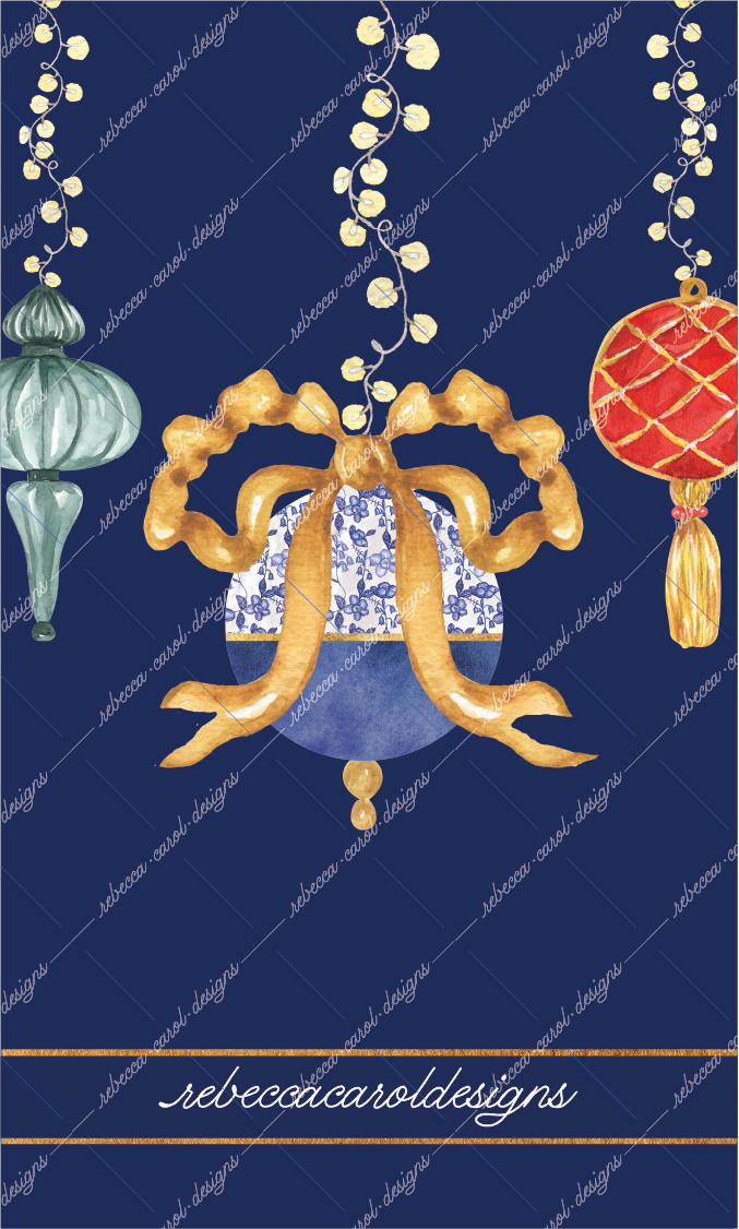 Christmas Gift Tag-The Nutcracker Red, Blue & Teal