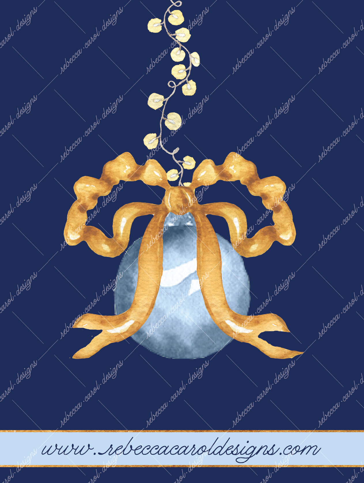 Holiday Card-The Nutcracker Light Blue-2