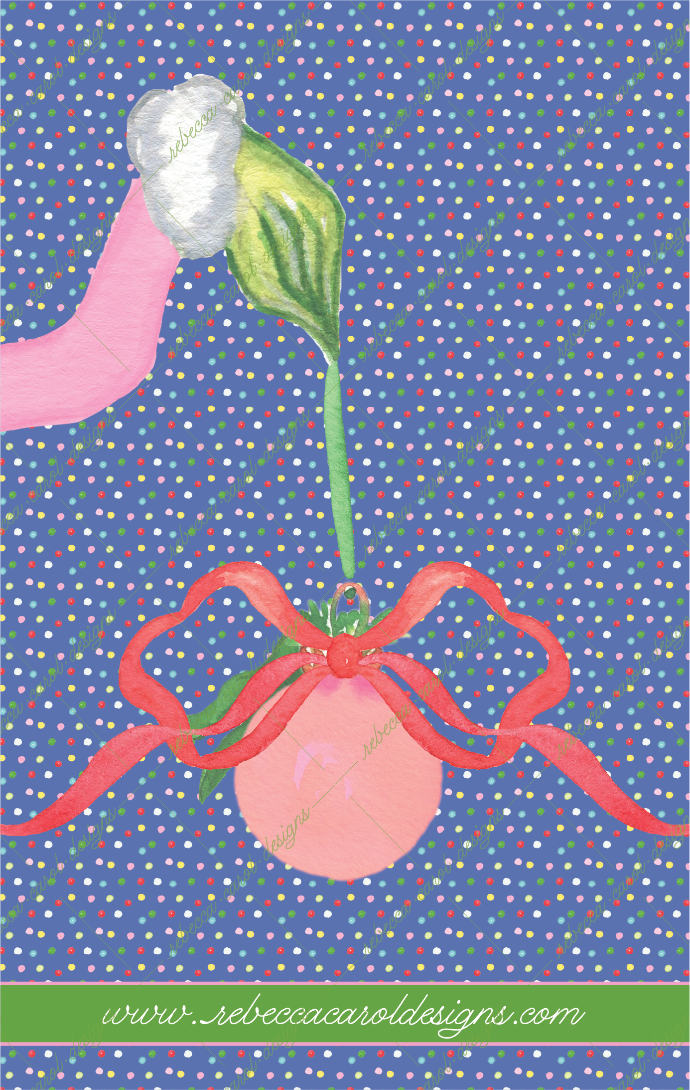 Holiday Card-The Grinch Pink-1