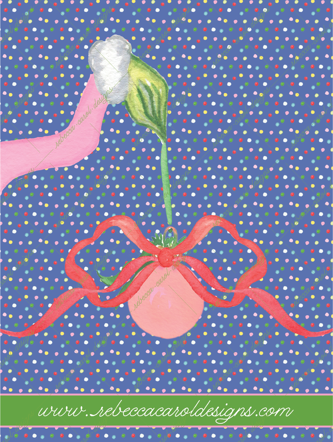 Holiday Card-The Grinch Pink-2