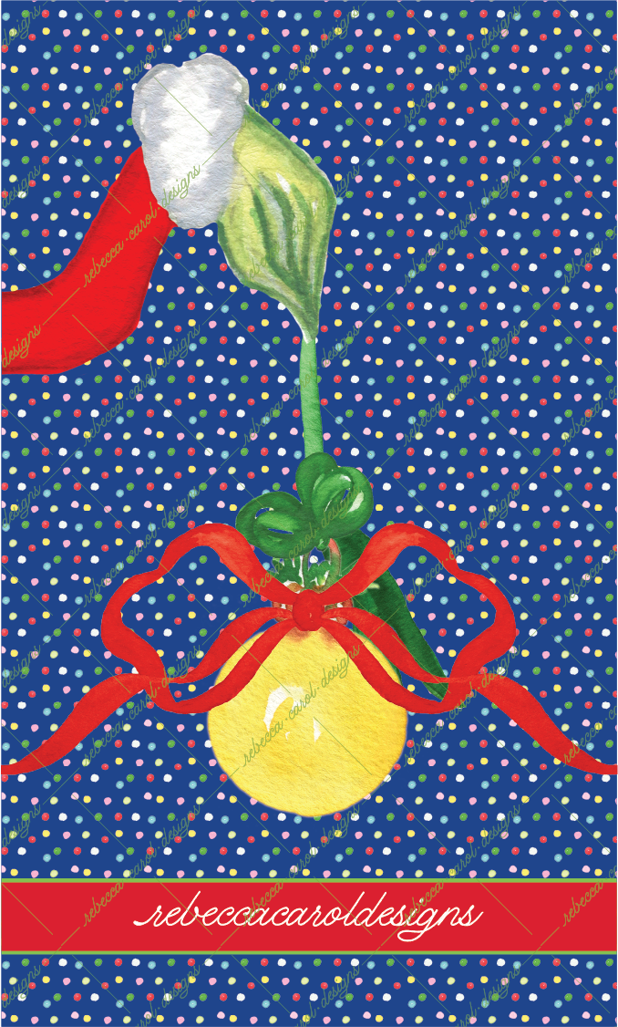Christmas Gift Tag-The Grinch Red