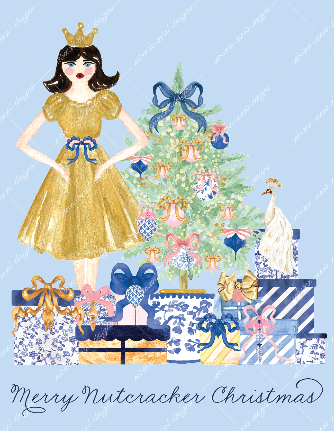 Holiday Card-The Nutcracker Clara 2