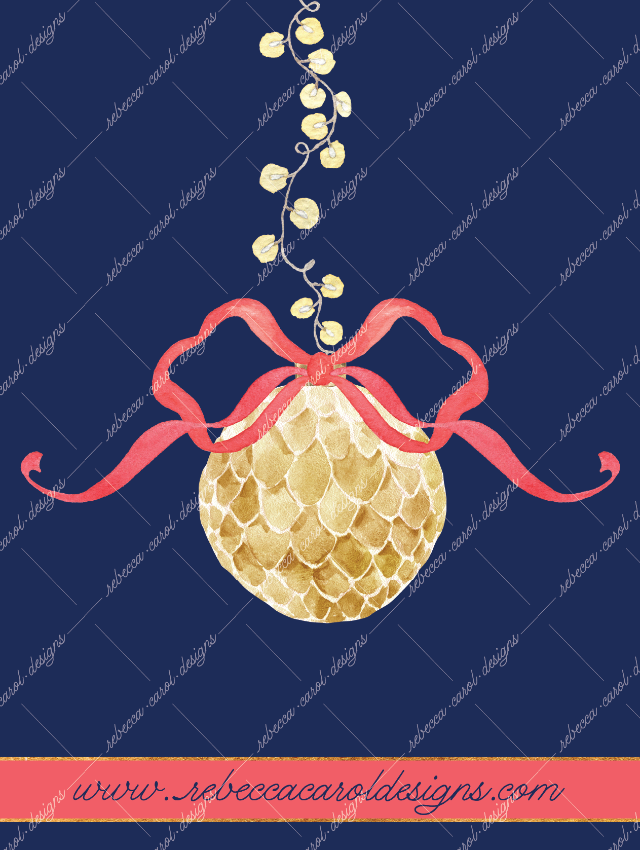 Holiday Card-The Nutcracker Red, Blue & Teal-2