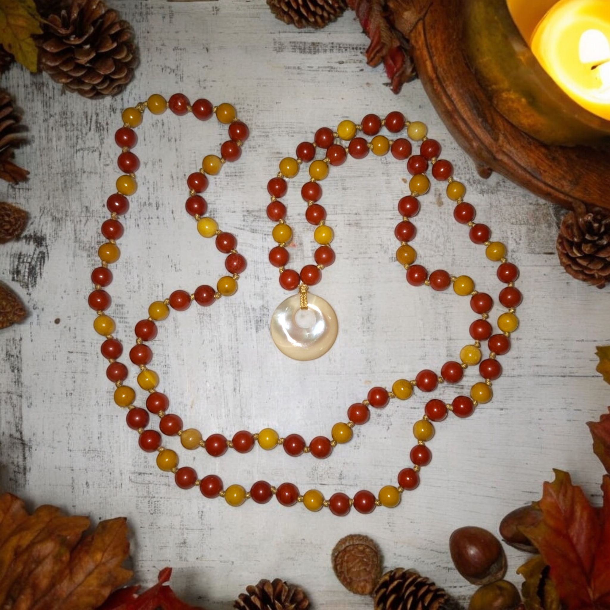 Jaspe mokaite et jaspe rouge