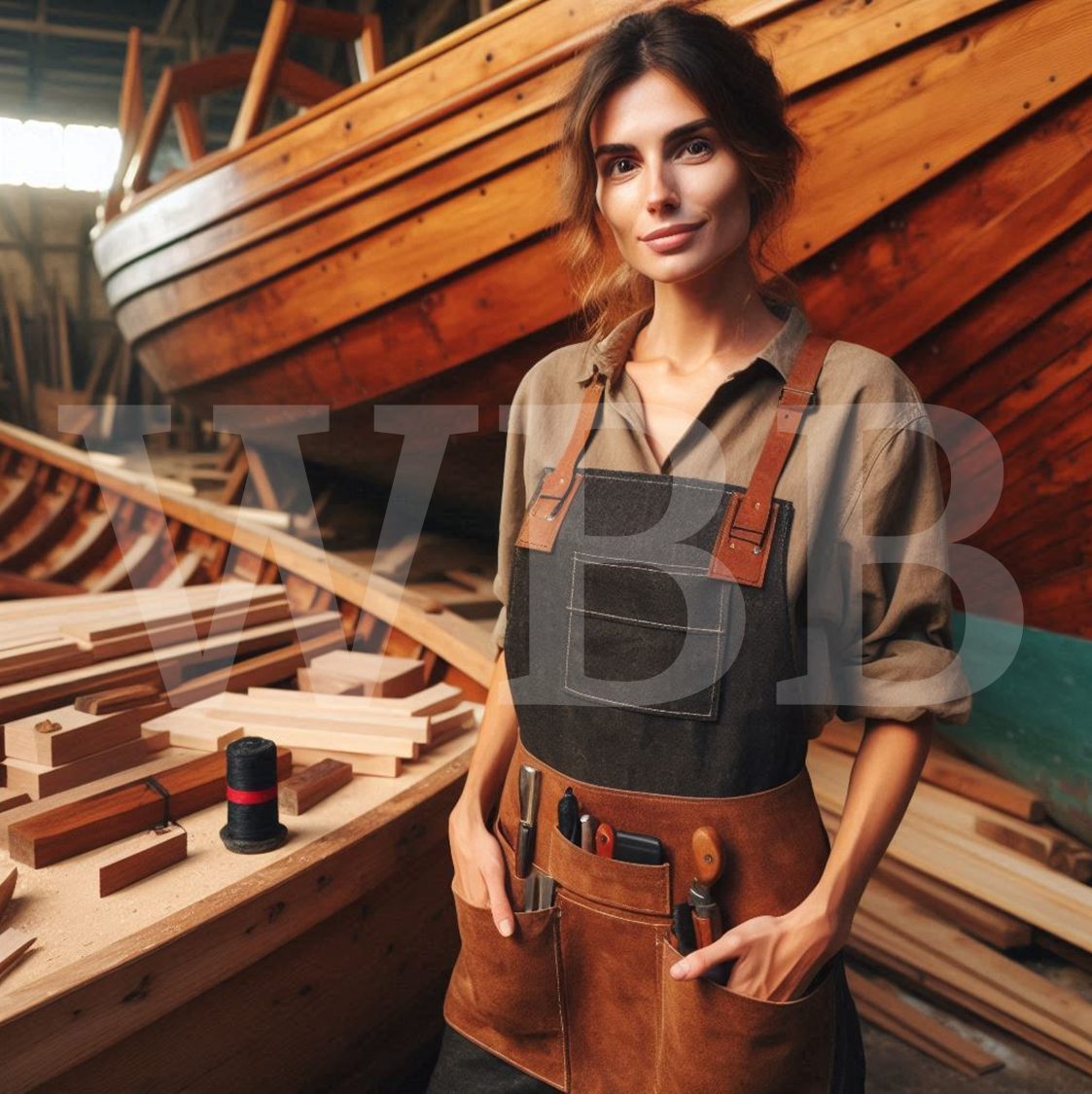 Avental em Raspa e Vaqueta WBB Feminino