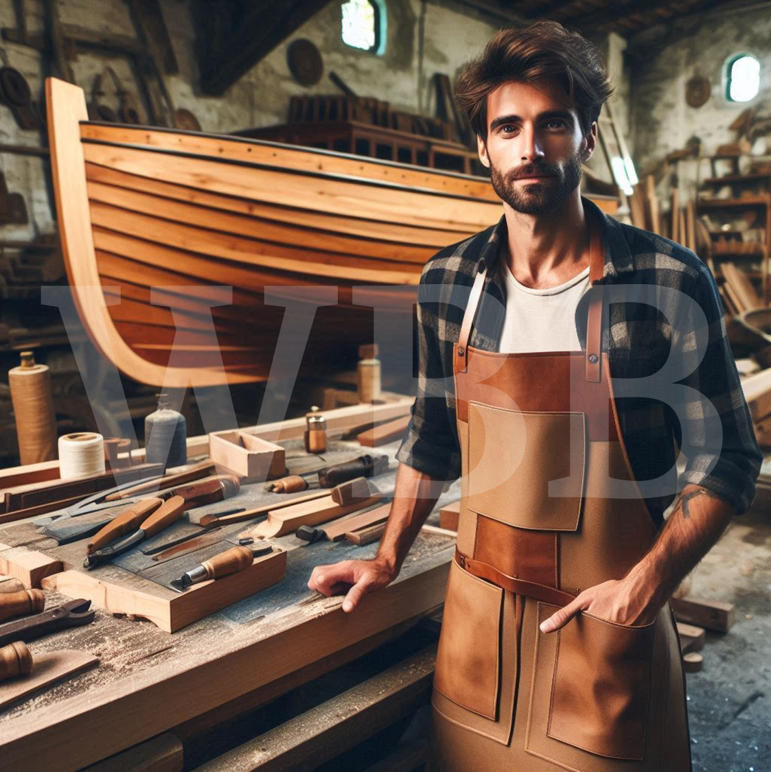Avental em Raspa e Vaqueta WBB Masculino