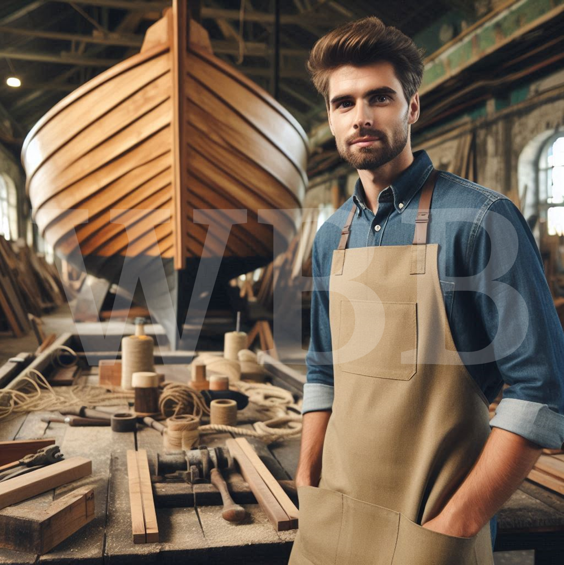 Avental em Sarja e Brim WBB Masculino