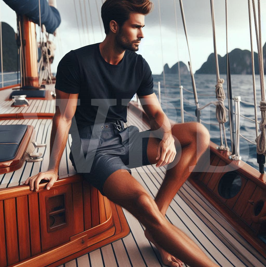 Bermuda em Nylon e Sarja WBB Maculina