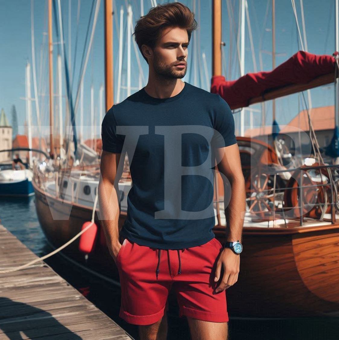 Bermuda em Nylon e Sarja WBB Maculina