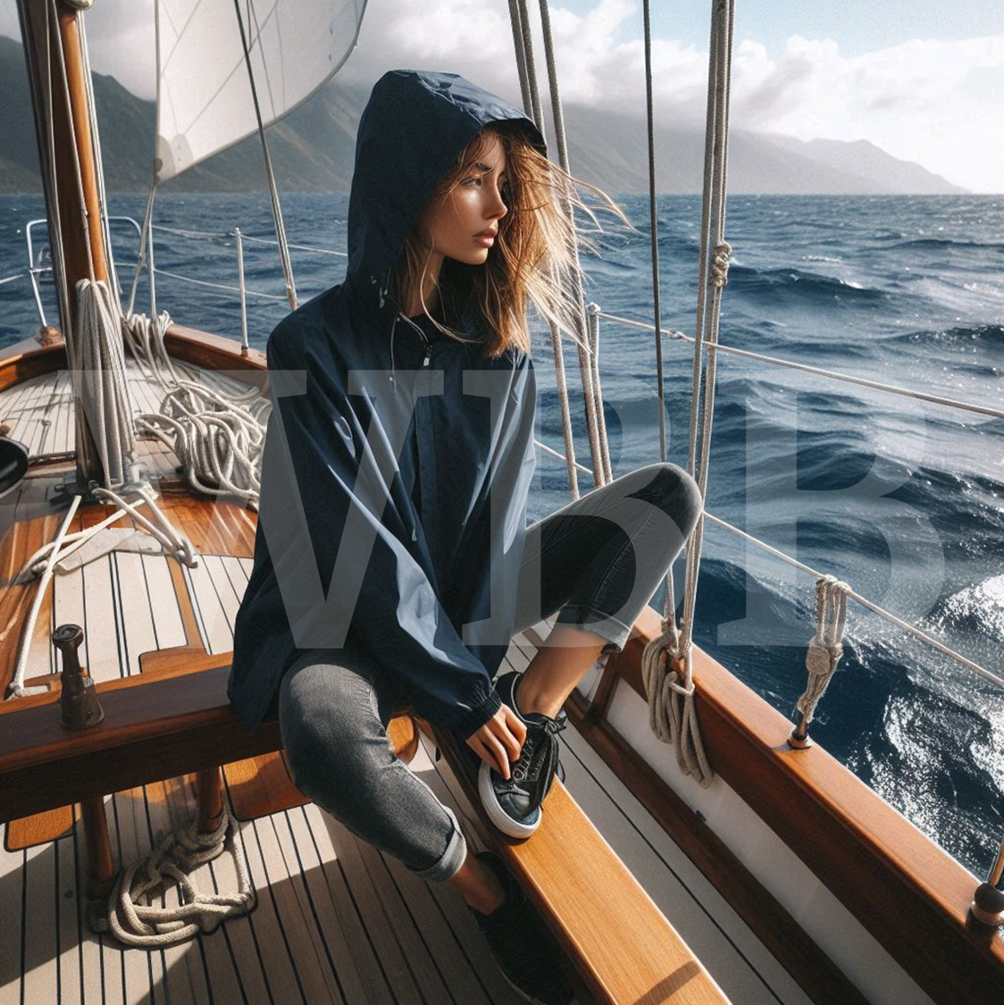 Jaqueta Corta-Vento em Nylon WBB Feminina