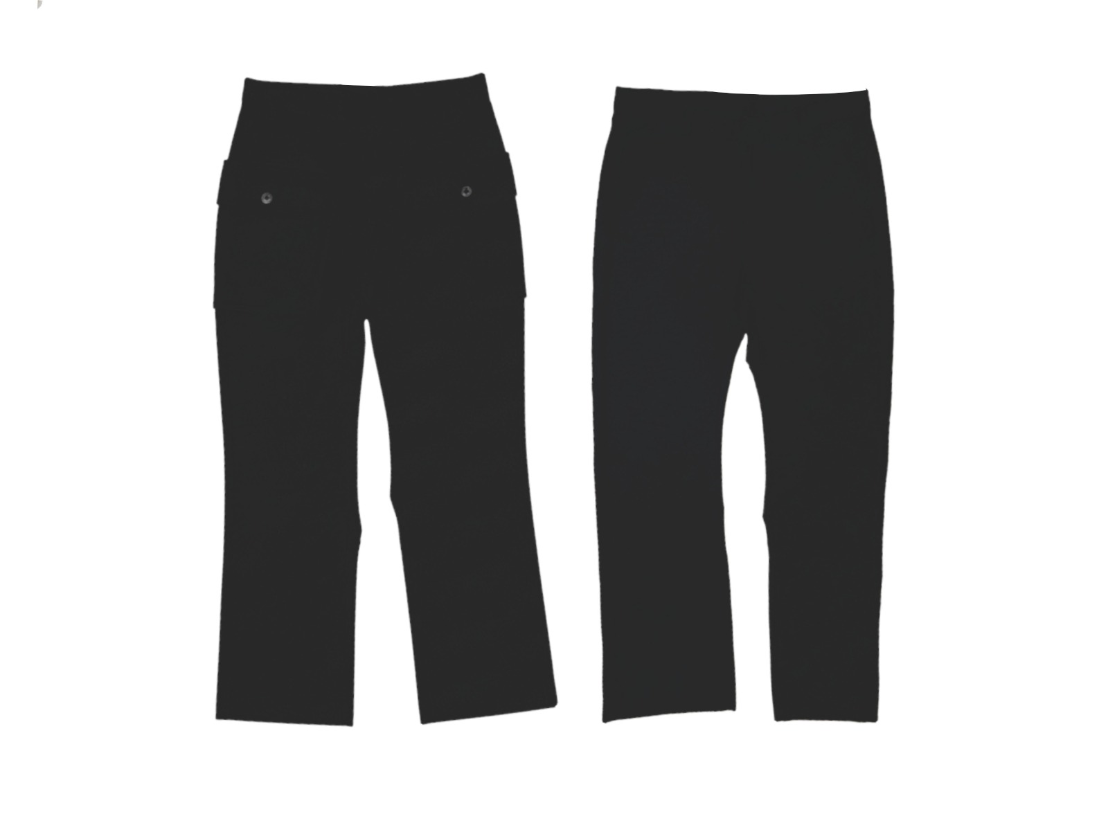 Classic Black Dress Pants jet Black