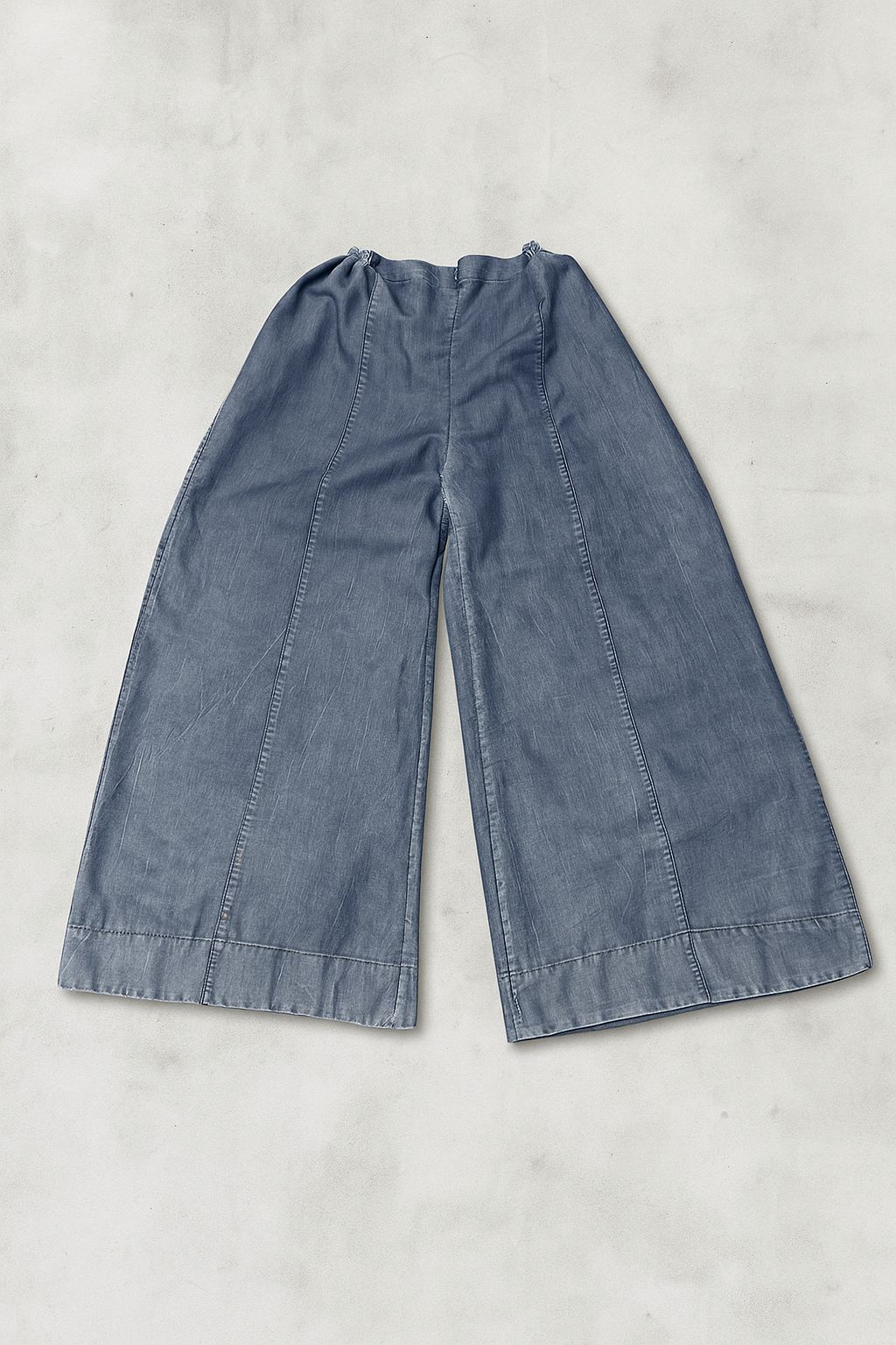 Wide Leg Denim Pant Indigo Blue