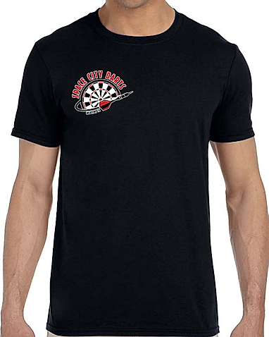 Space City Darts Crew Neck T-shirt