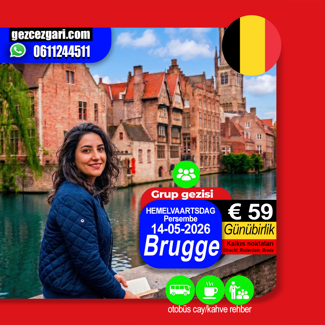 Stadstrip Brugge ( Hemelvaartsdag 2026)
