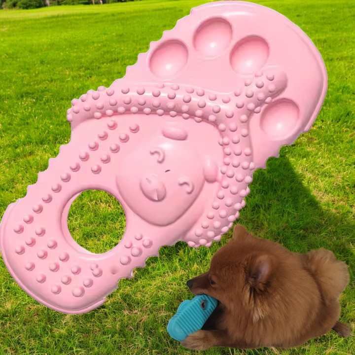 Paw-some Chew Flip : Indestructible TPR Chew Toy