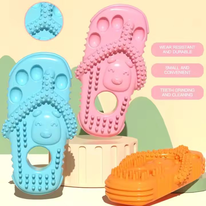 Paw-some Chew Flip : Indestructible TPR Chew Toy