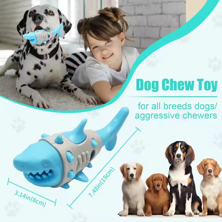 Shark Bite Chew Toy – Durable & Interactive Dog Toy