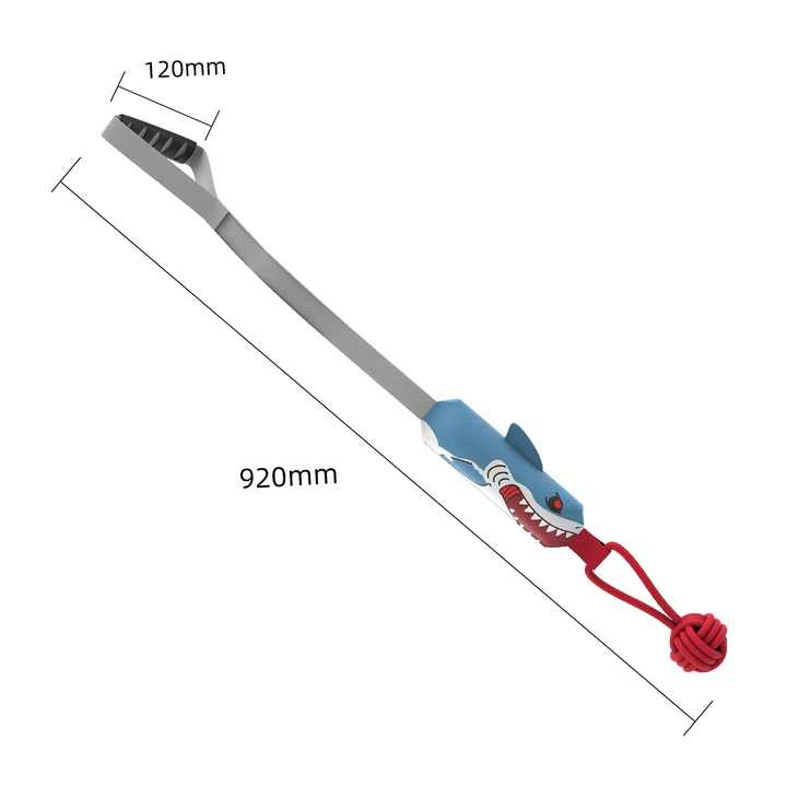 Shark-Themed Interactive Dog Tug Toy