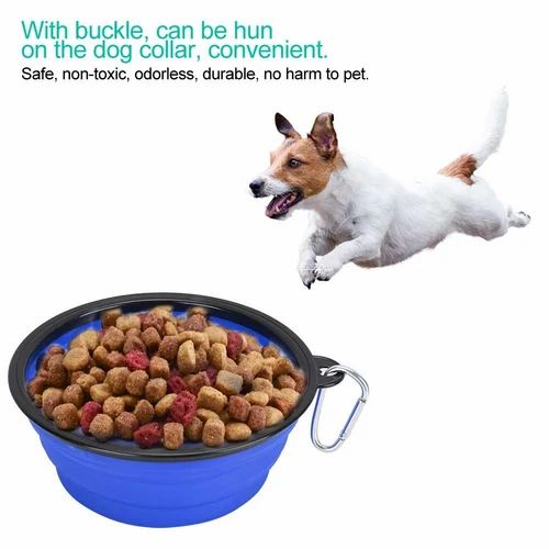 Collapsible Travel Feeder Dog Bowl