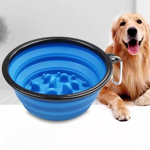 Collapsible Travel Feeder Dog Bowl
