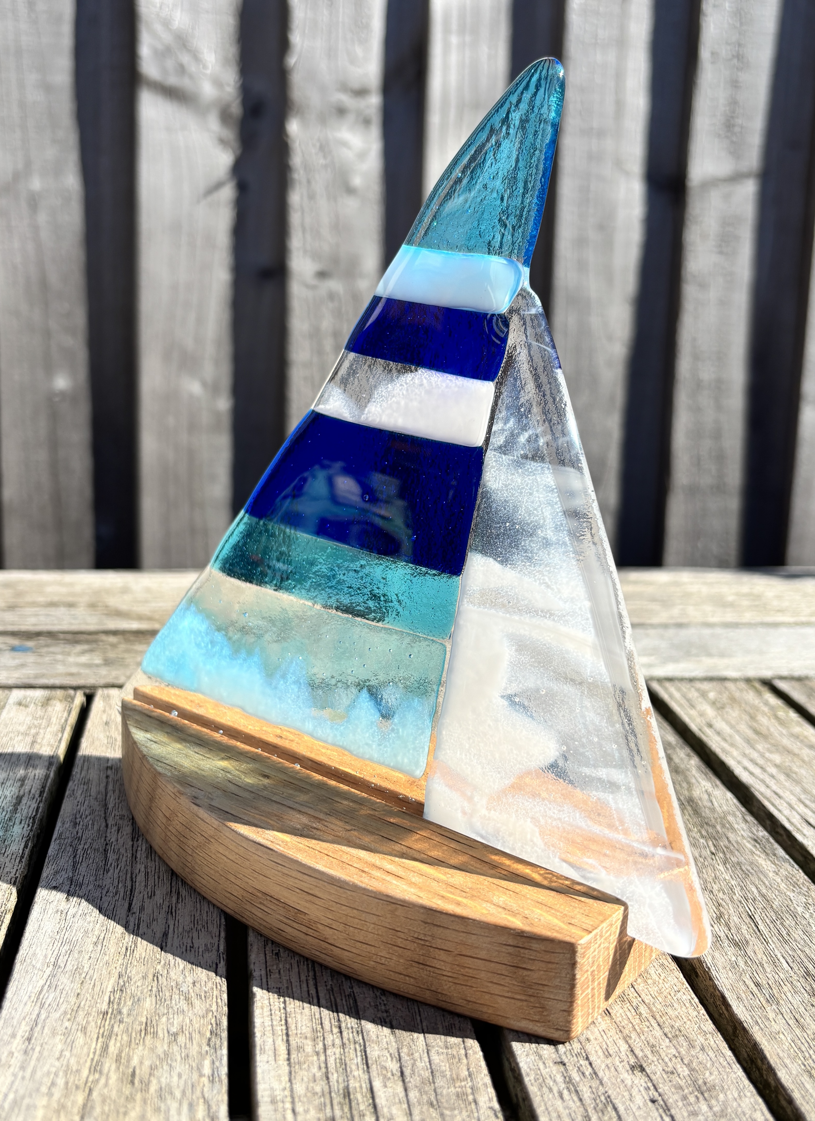 Fused Glass Sailboat
