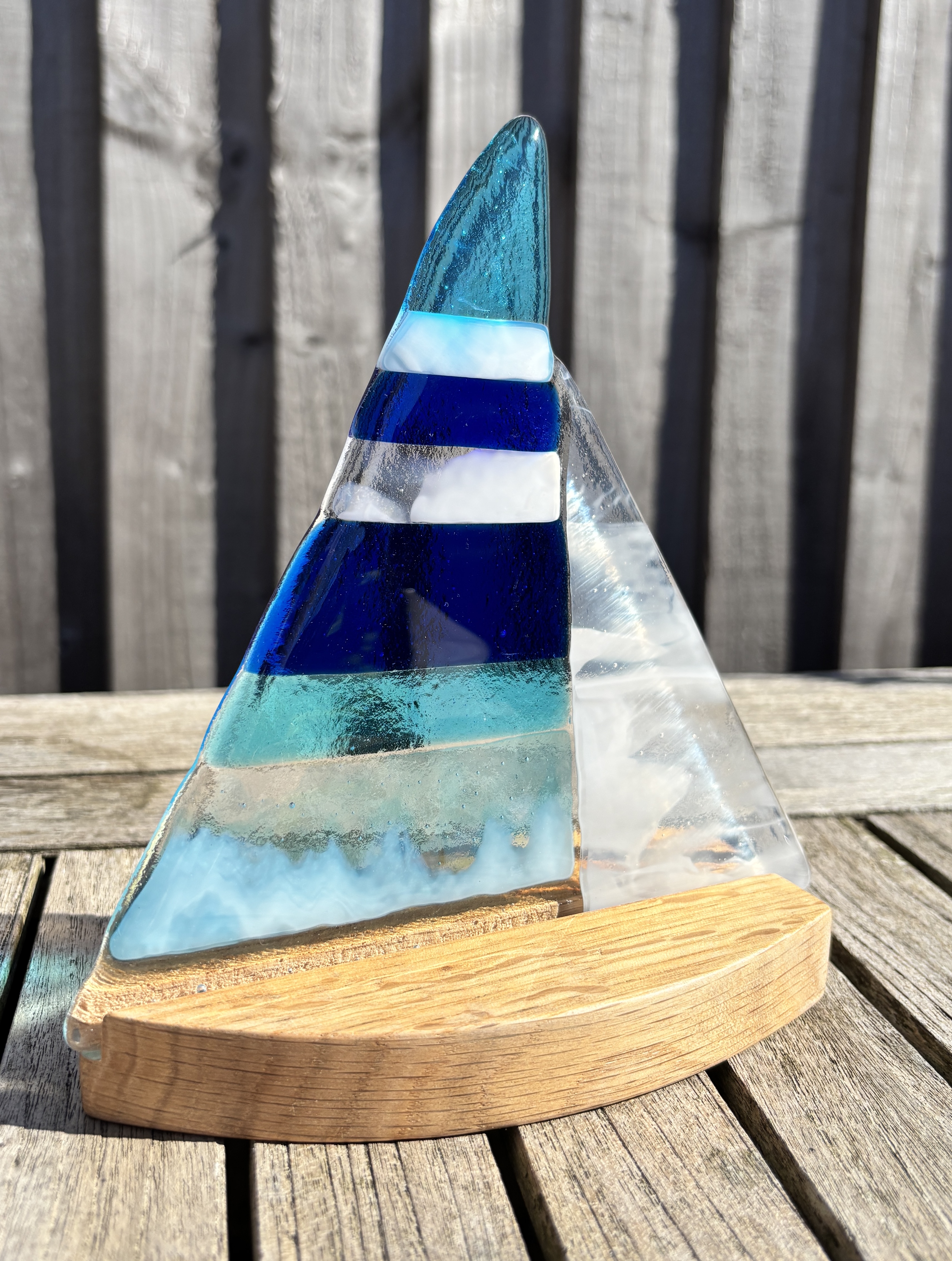 Fused Glass Sailboat