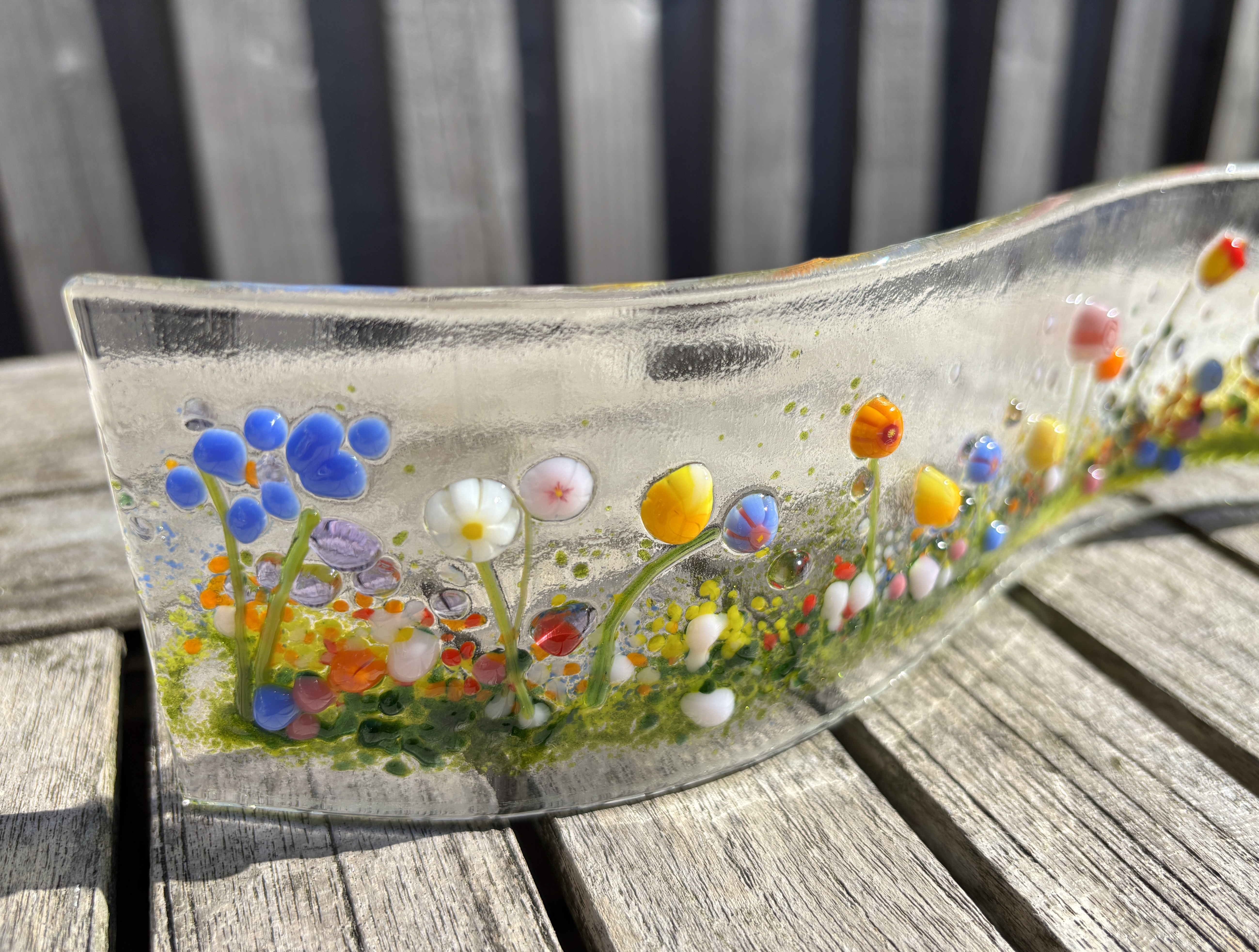 Floral meadow wave