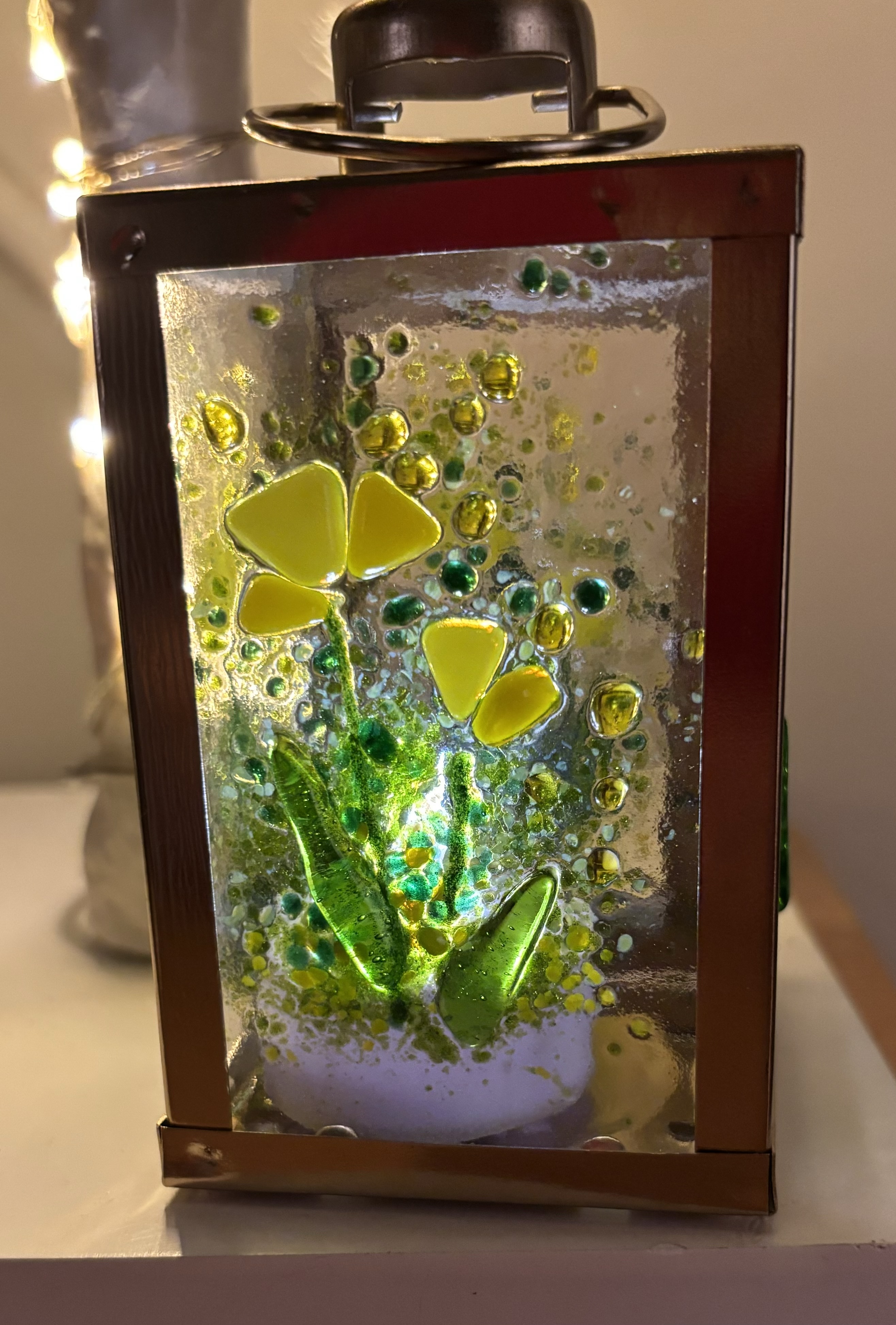 Mini lantern Daffodils