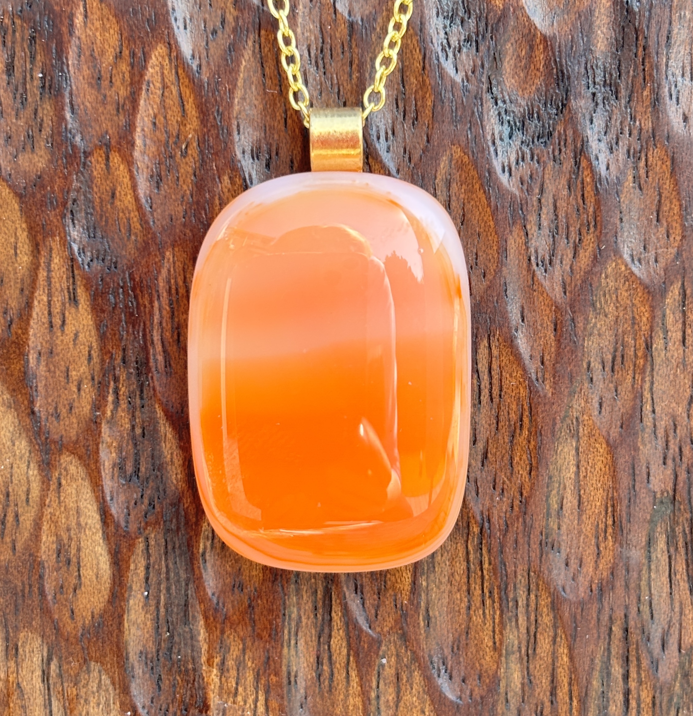 Orange and White Streaky