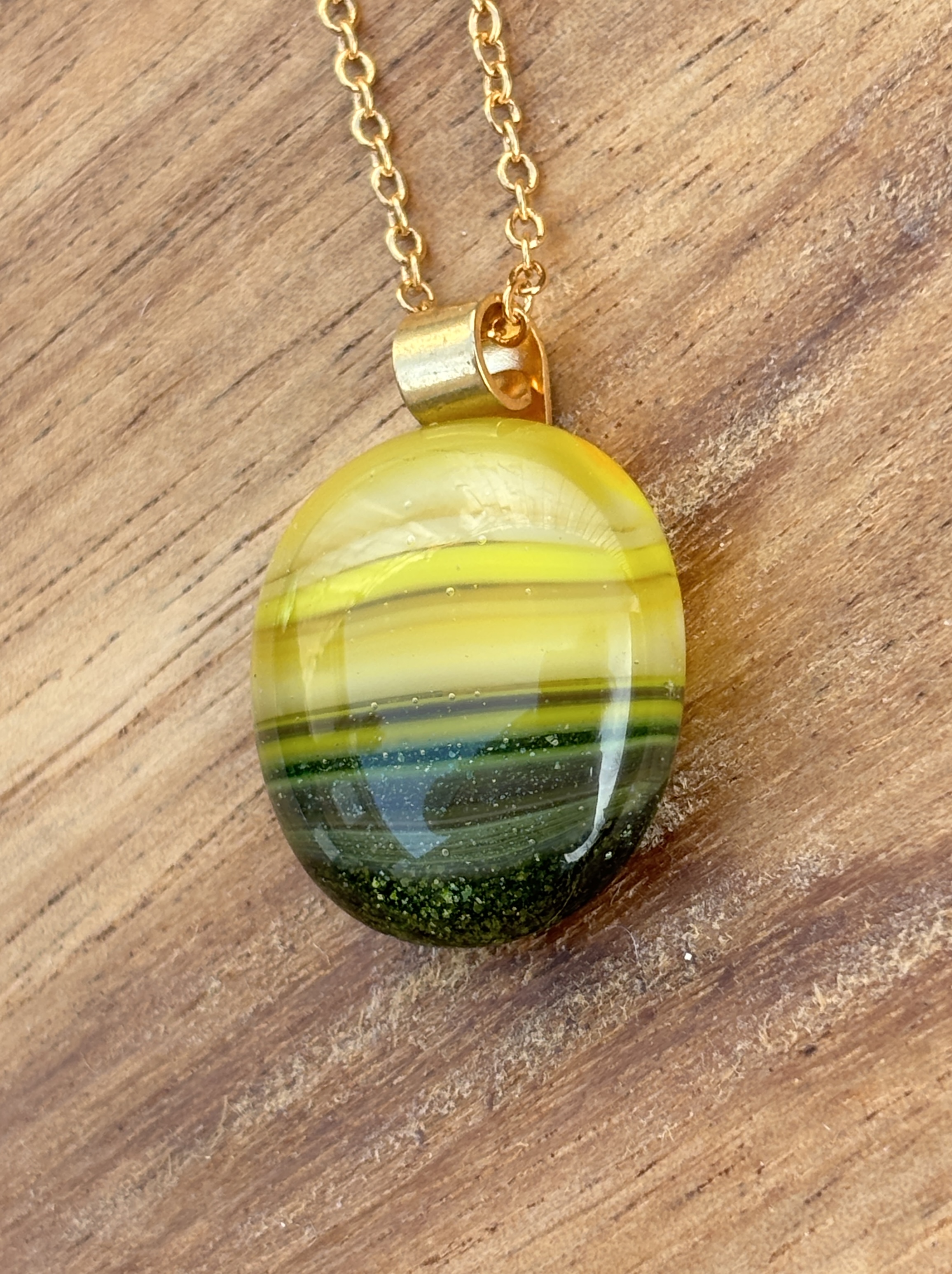 Yellow and green stripe