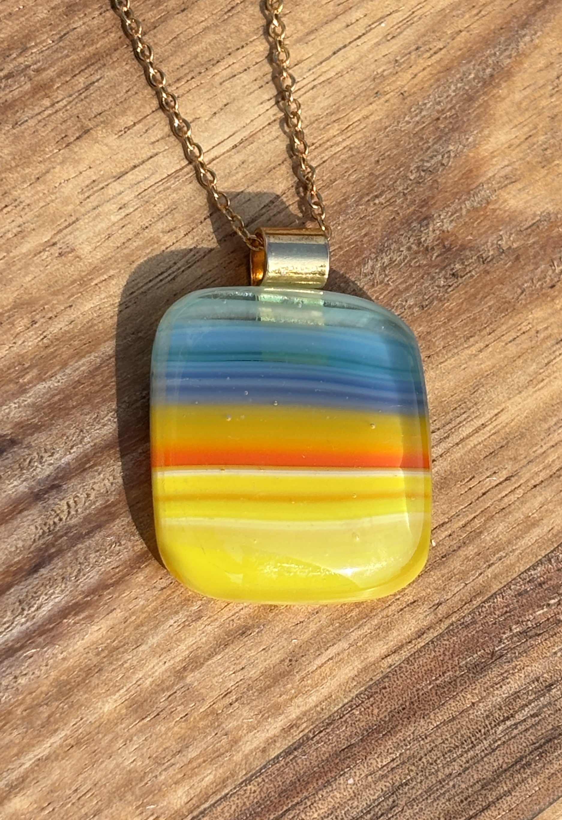 Beach sunset stripes