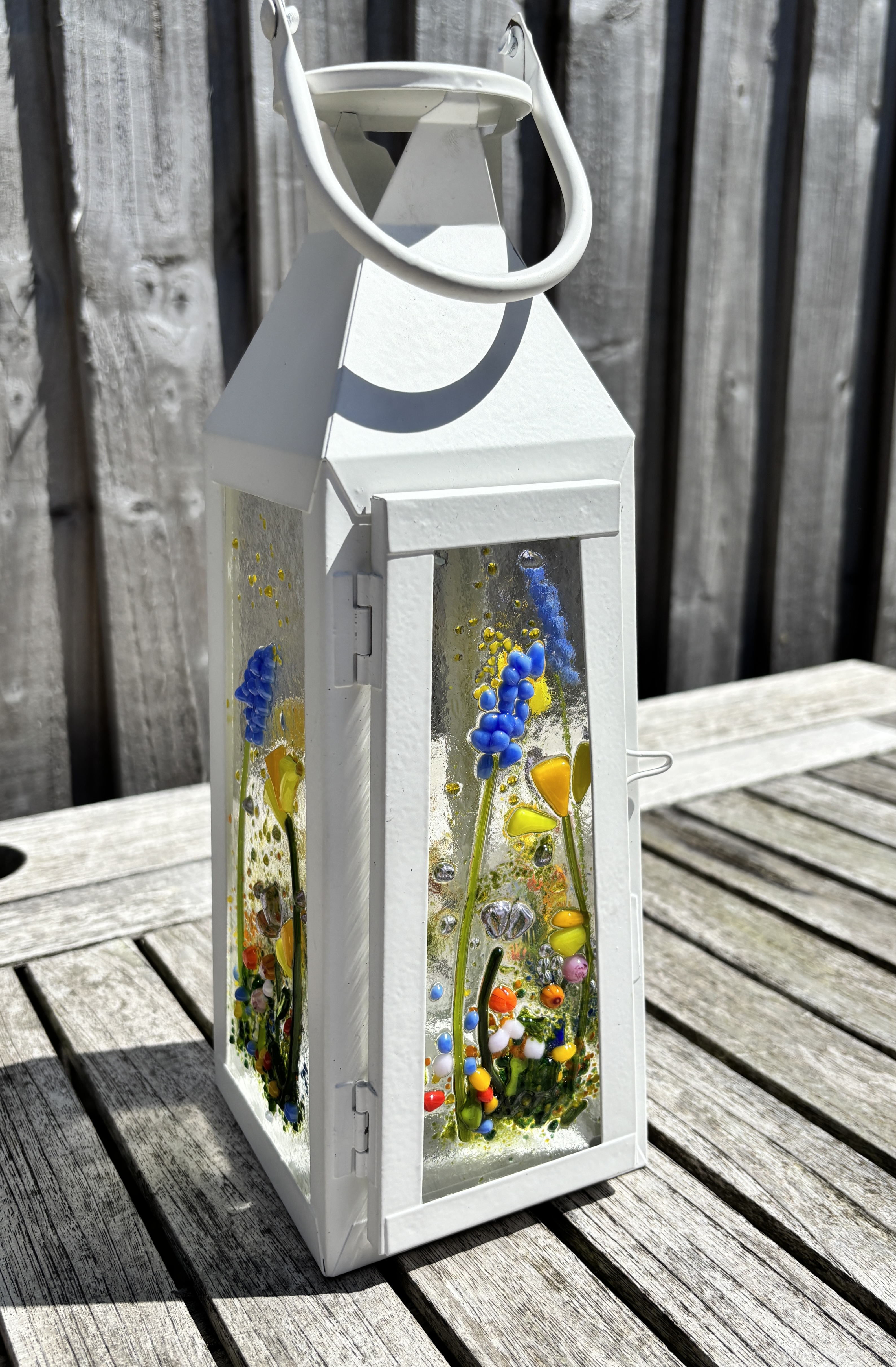 Large floral lantern