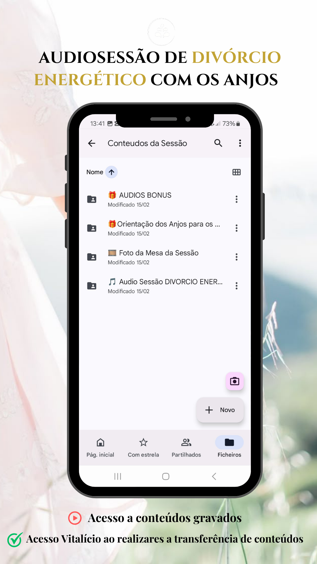 💫 Divórcio Energético com os Anjos🪽 | SESSÃO GRAVADA ▶️ + 🎁ÁUDIO "RESGATAR O TEU EU"