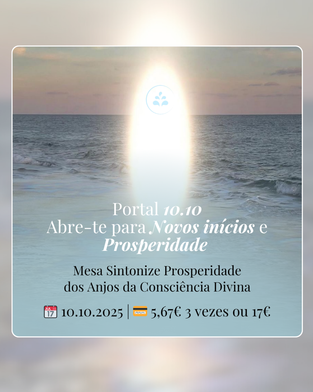 💫 Portal 10.10 | NOVOS INÍCIOS E PROSPERIDADE 💫Ativa a Prosperidade | ▶️GRAVADO