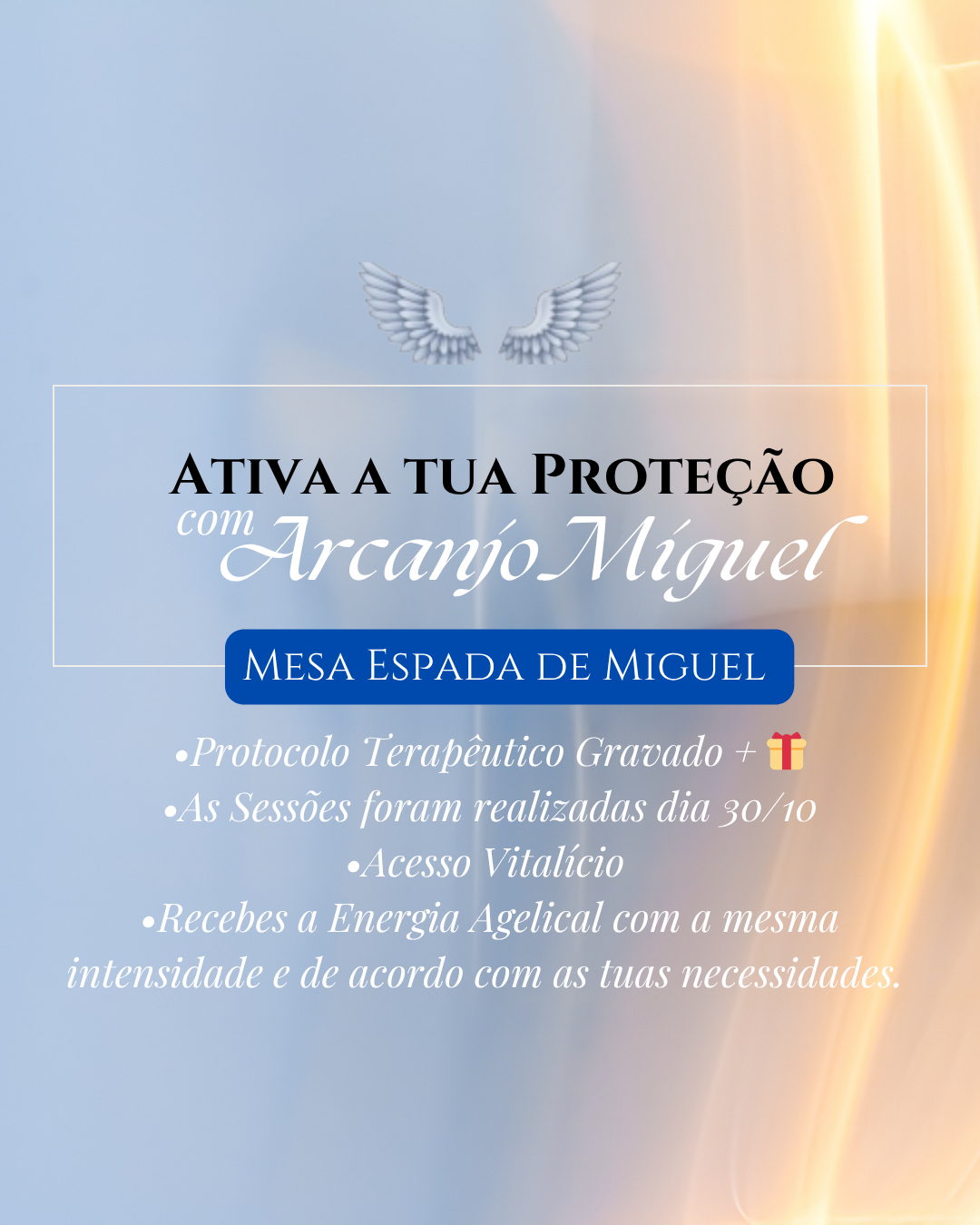 Ativa a Tua Proteção com Arcanjo Miguel 🪽 | ▶️GRAVADO