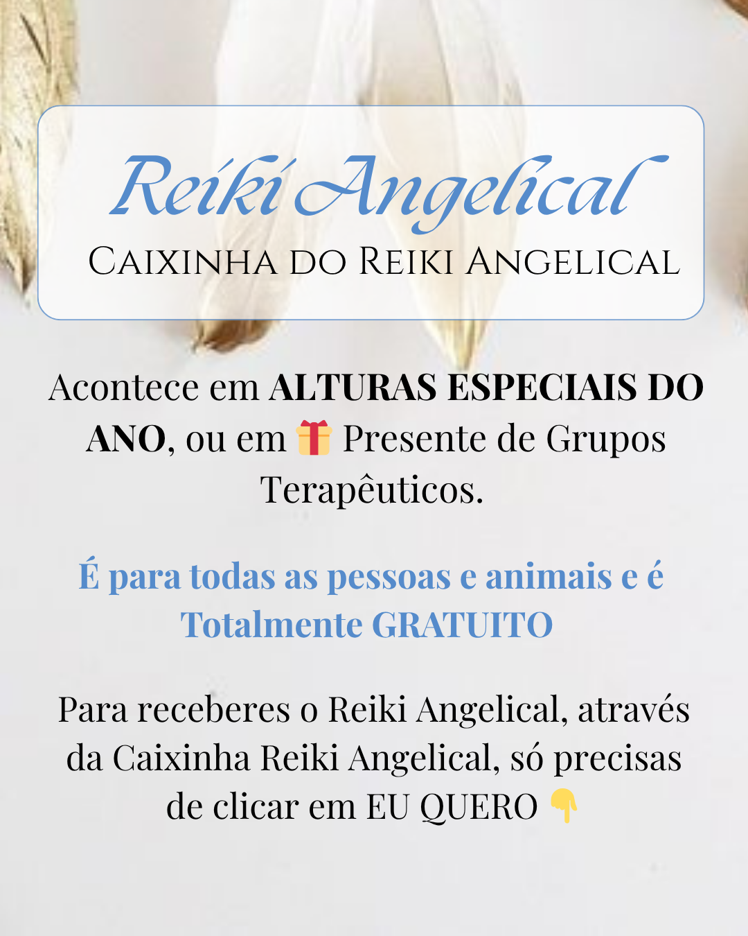 Reiki Angelical | Caixinha Reiki Angelical 