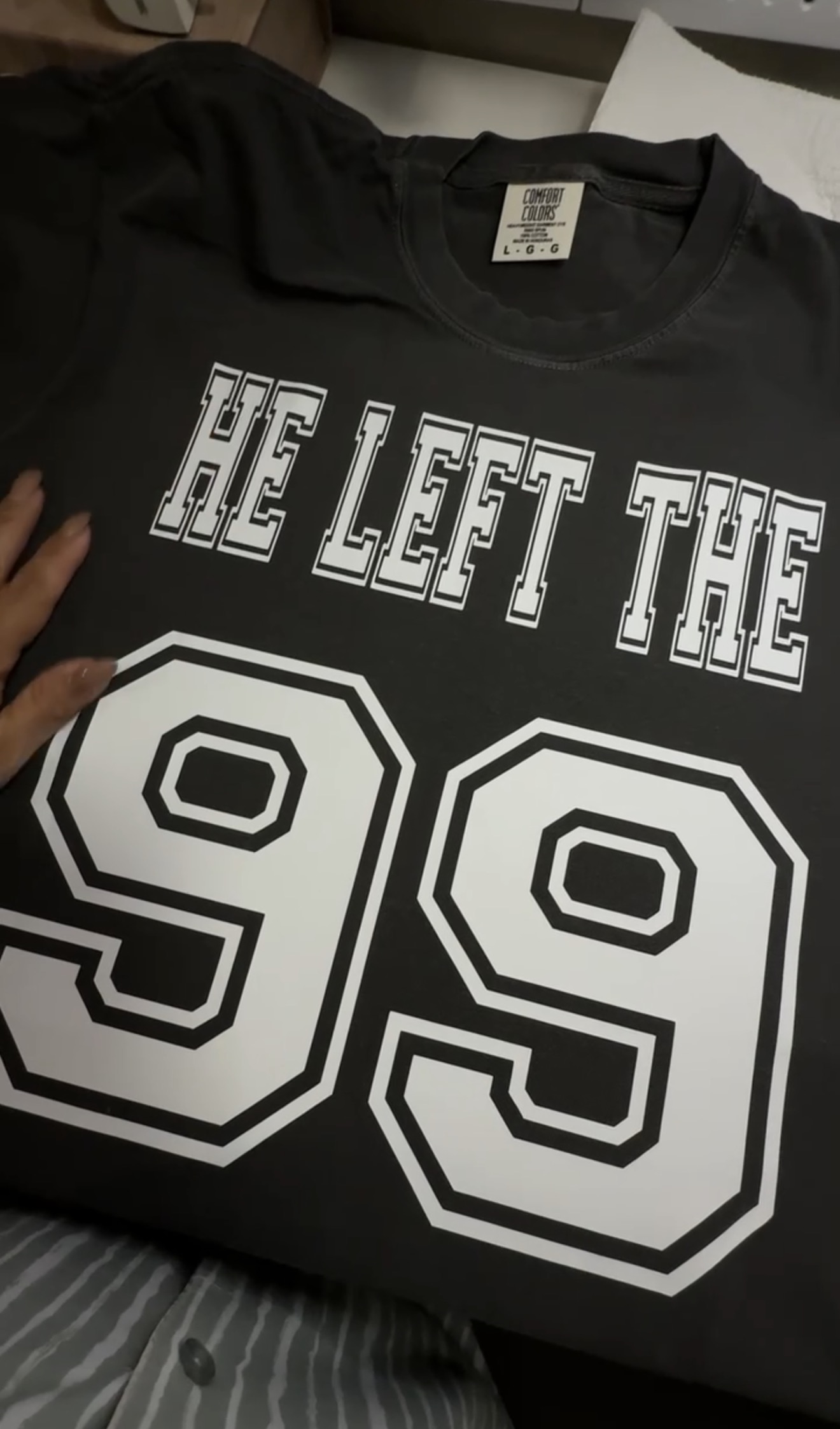 Comfort Color Christian Shirt: He Left The 99 To Find Me