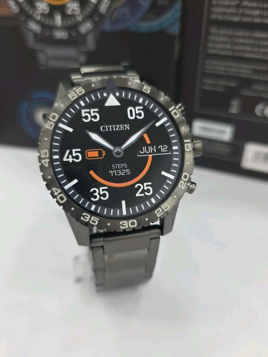 Citizen Cz Smart Watch Black Stanliess Steel 44mm 