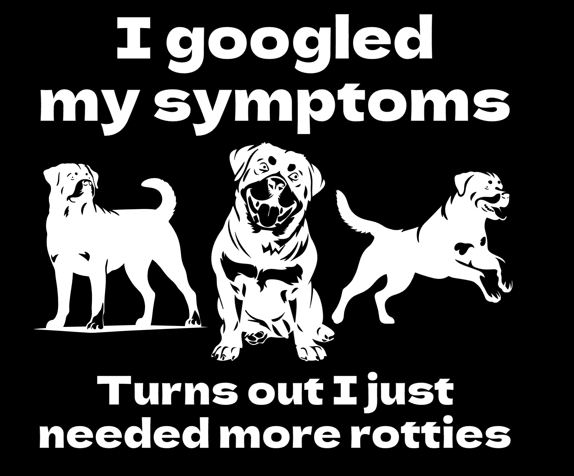 "I Googled My Symptoms" Custom Dog Breed Collection